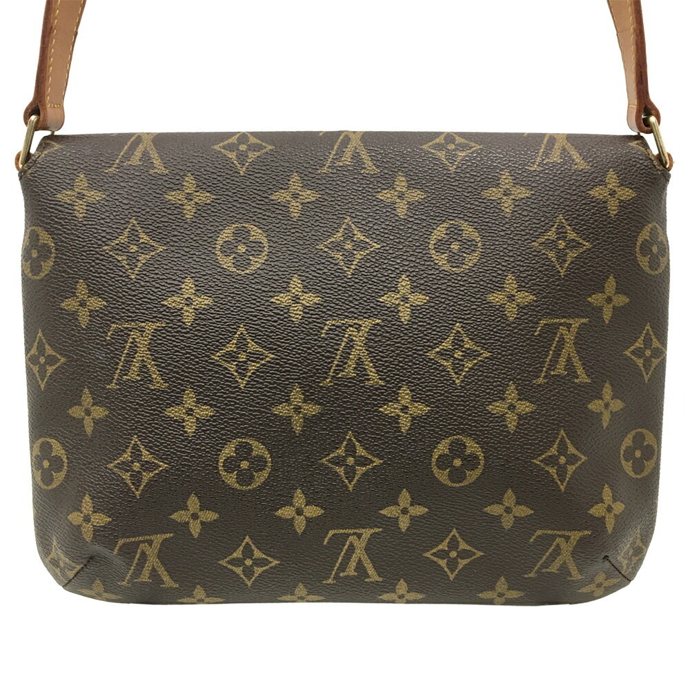 Louis Vuitton Musette Tango Shoulder Bag Monogram Brown Leather Flap Business - Picture 4 of 10